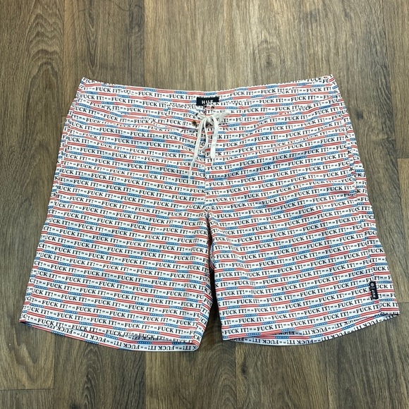 HUF Other - HUF “F It!” Swim Shorts